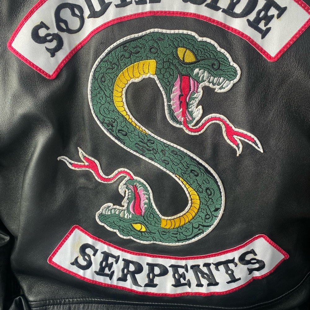 Needle & Thread Black Leather Jacket - Picture 2 of 3